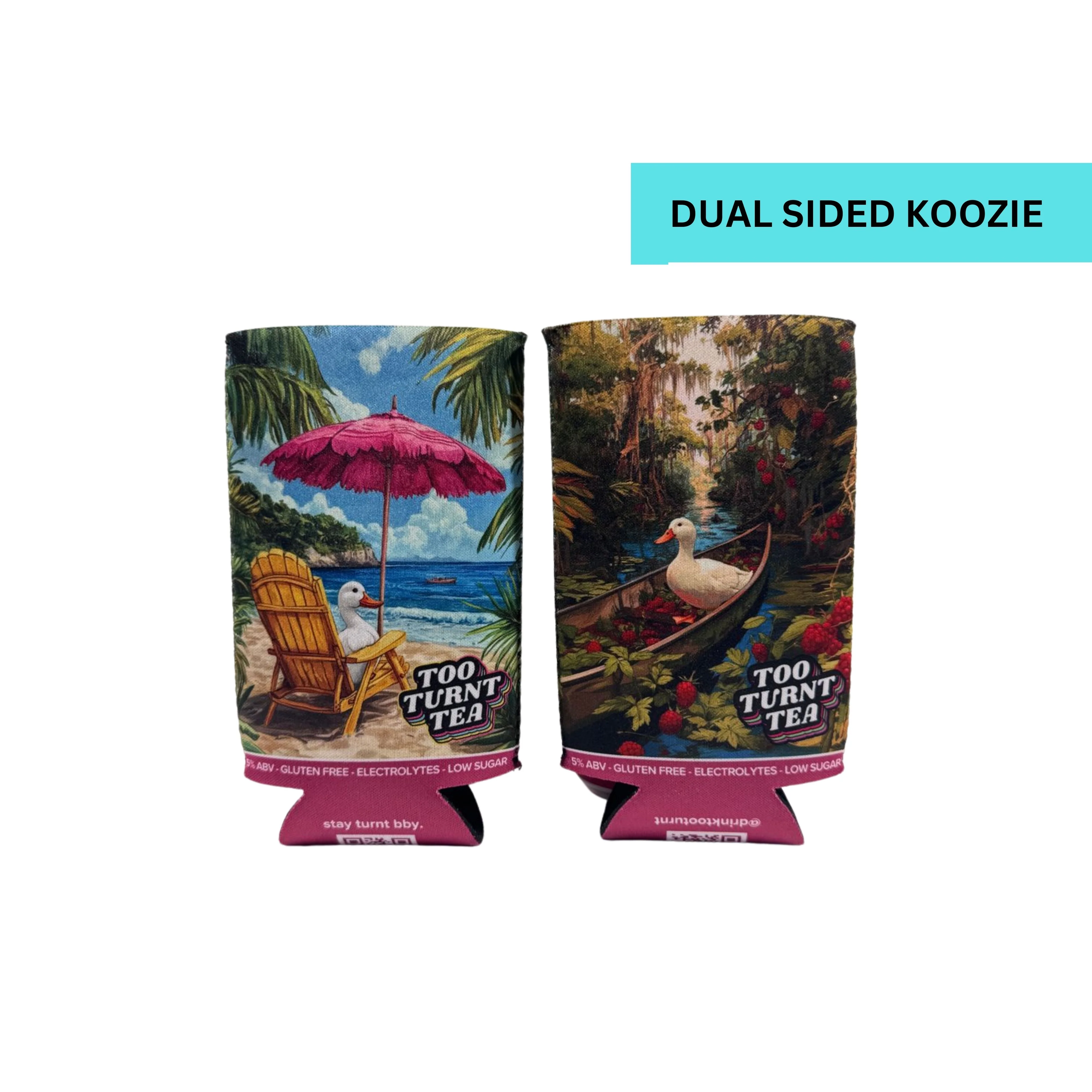 Too Turnt Koozies 2 Pack